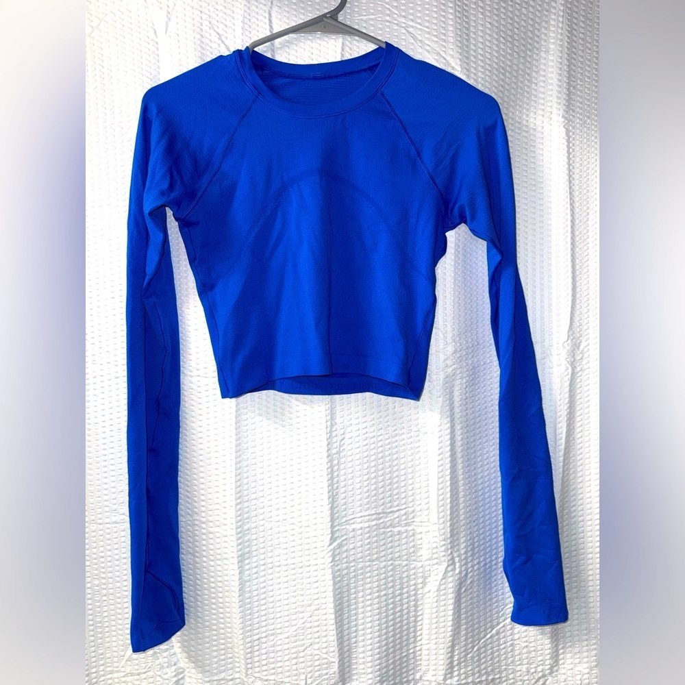 Lululemon Swiftly Tech Cropped Long-Sleeve Shirt 2.0 Size 4